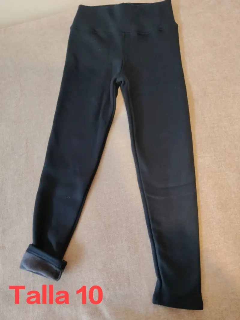 Leggings negros talla 10