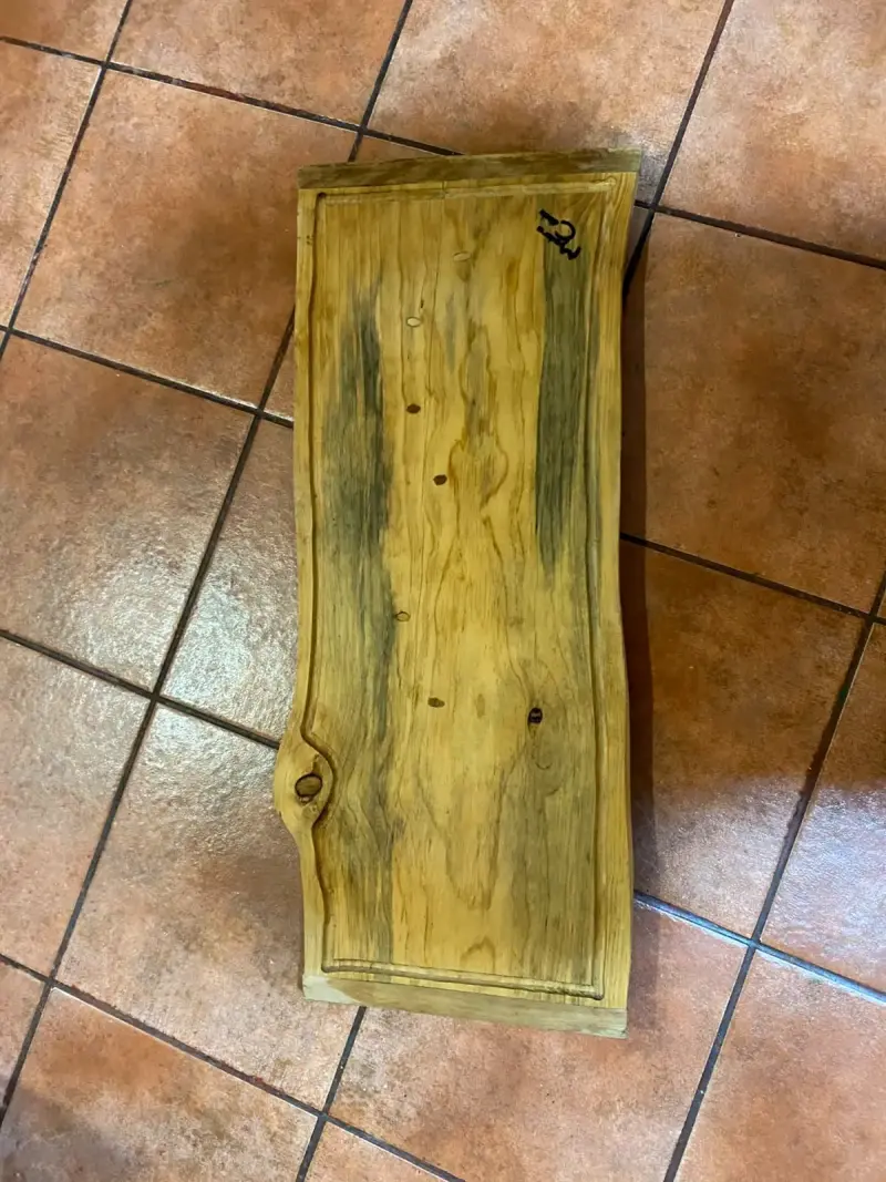 Tabla de madera rústica