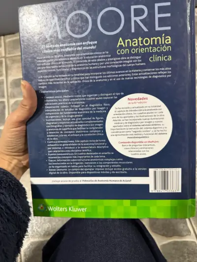 Libro Moore Anatomía 8ª edición - miniatura 2