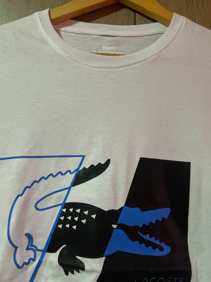 Polera blanca Lacoste - 2
