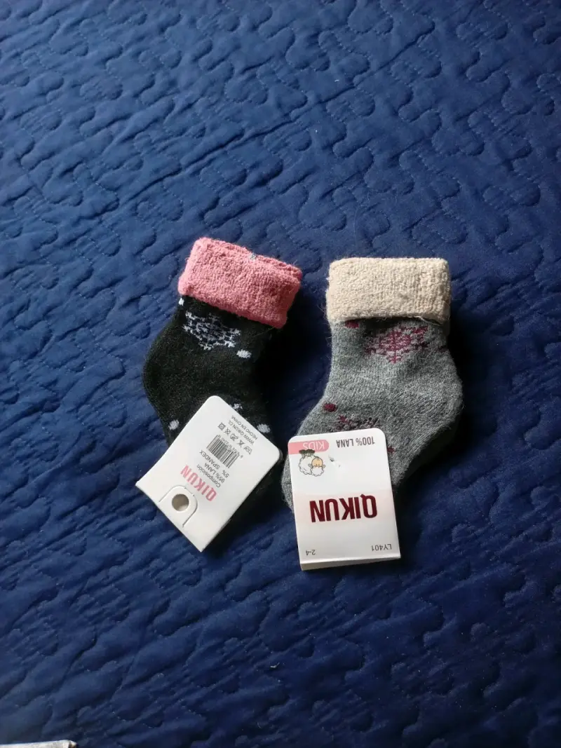 Calcetines para niños lana colores - 5