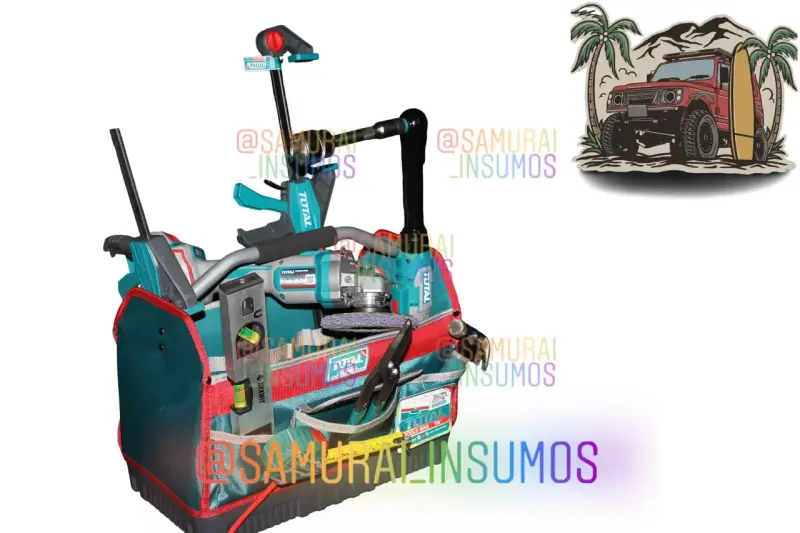 Bolso Trabajo -Porta Herramientas 15Kg Impermeable - 4