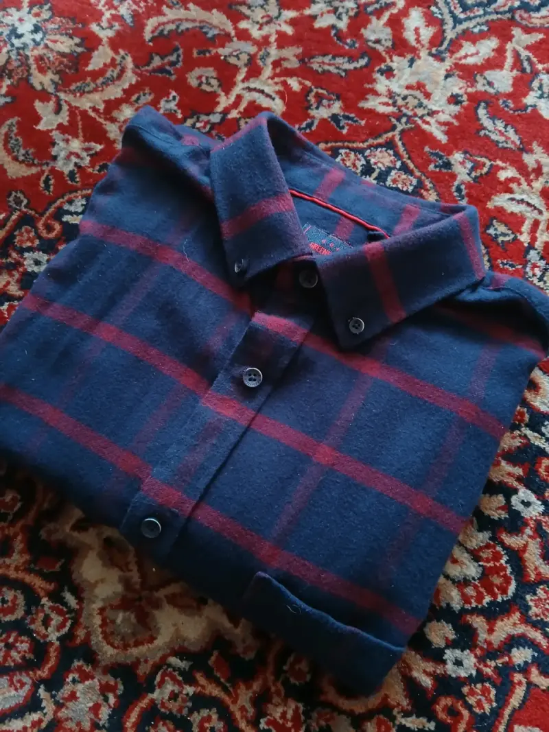 Camisa a cuadros talla L