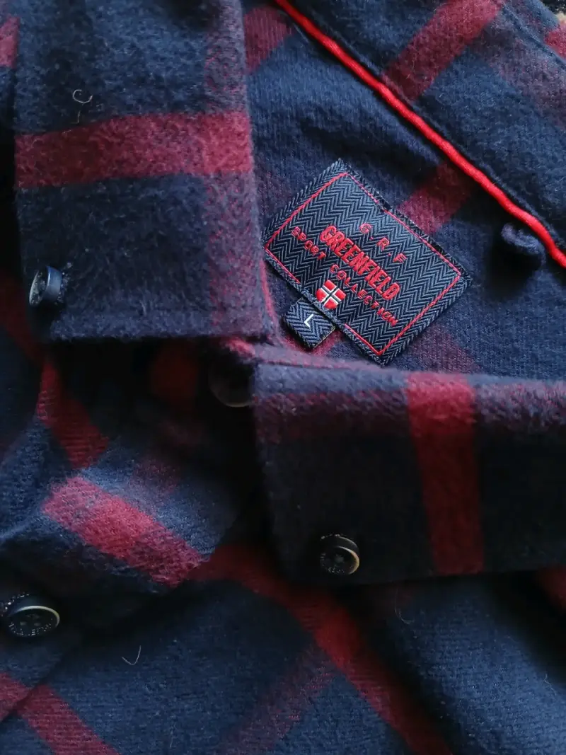 Camisa a cuadros talla L - 3