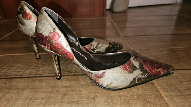 Zapatos de tacón estampados - 5