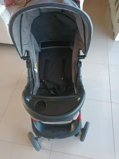 Coche para bebé Infanti gris - miniatura 5