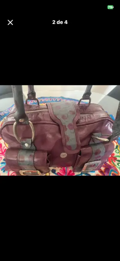Cartera  de  cuero charol - miniatura 1