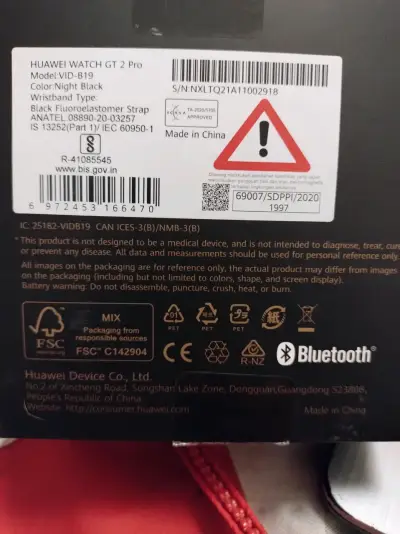 Smartwatch Huawei Watch GT negro - miniatura 5