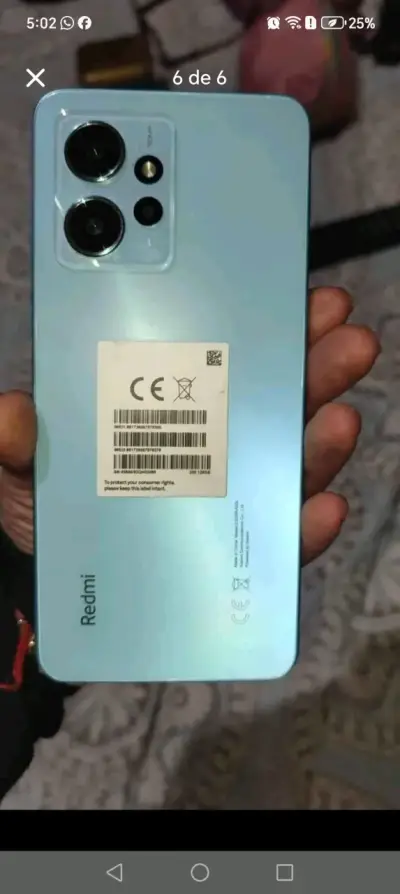Smartphone Xiaomi Redmi azul - miniatura 1
