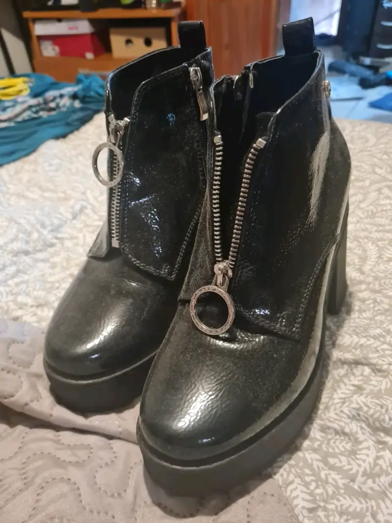 Botines negros de charol C. MORAN - 1