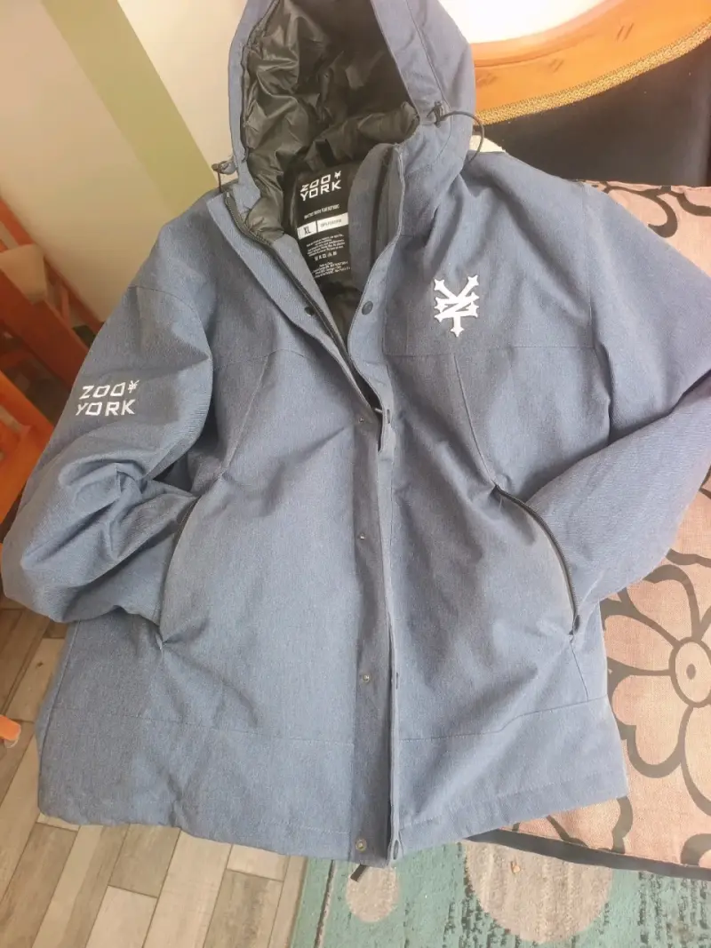 Parka azul Zoo York con capucha Xl - 2