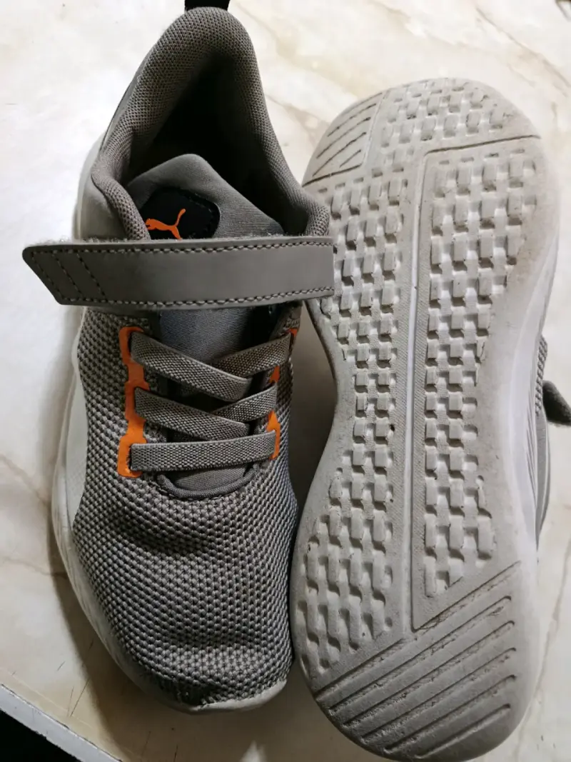 Zapatillas talla 34.5(21cm) grises deportivas - 4