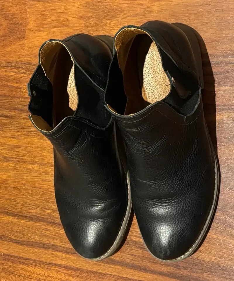 Botines negros de cuero - 3