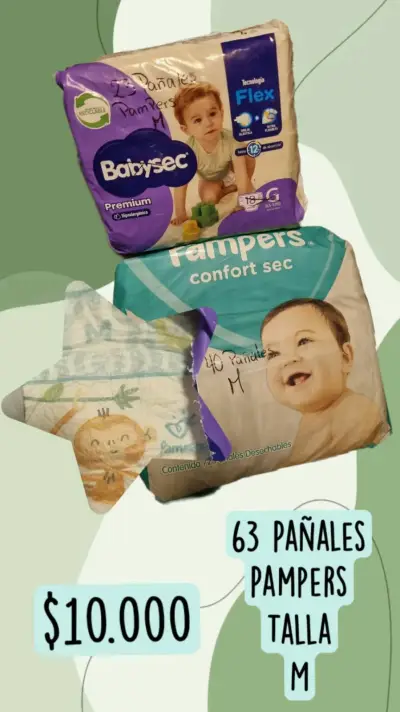 Pañales Pampers Confort Sec M - miniatura 3