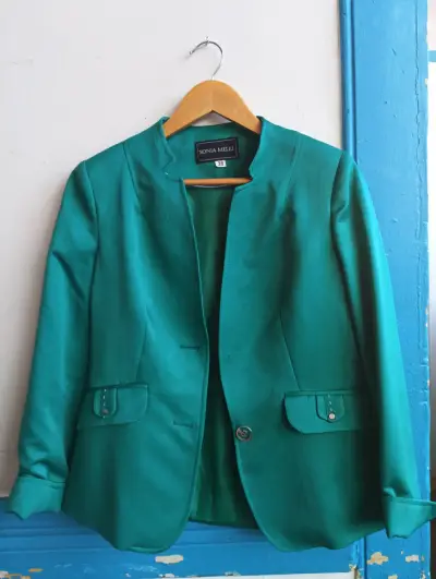 Blazer verde Sonia Melej - miniatura 1