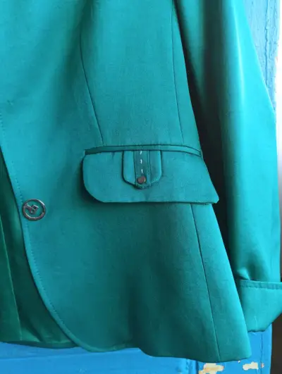 Blazer verde Sonia Melej - miniatura 5