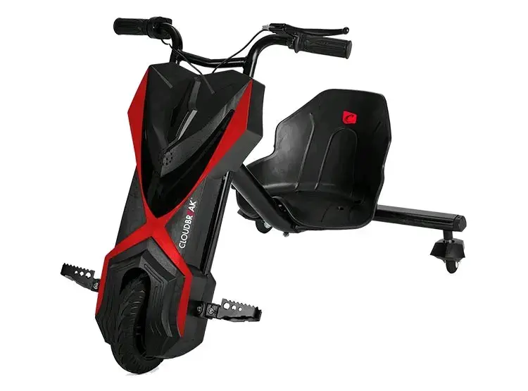 Triciclo eléctrico drift rojo