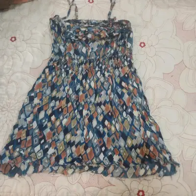 Vestido estampado multicolor - miniatura 2