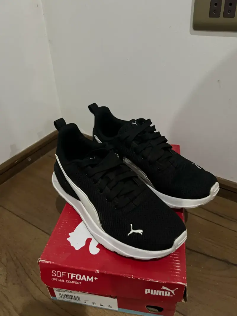Zapatillas negras Puma SoftFoam - 1