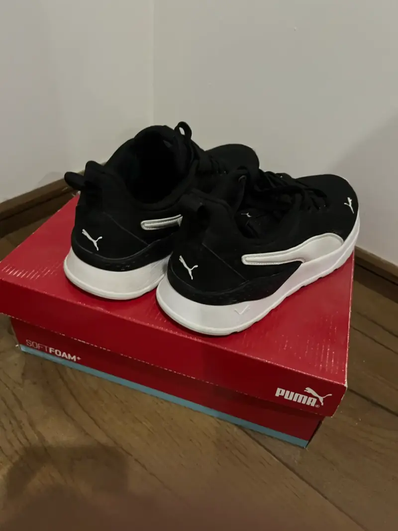 Zapatillas negras Puma SoftFoam - 2
