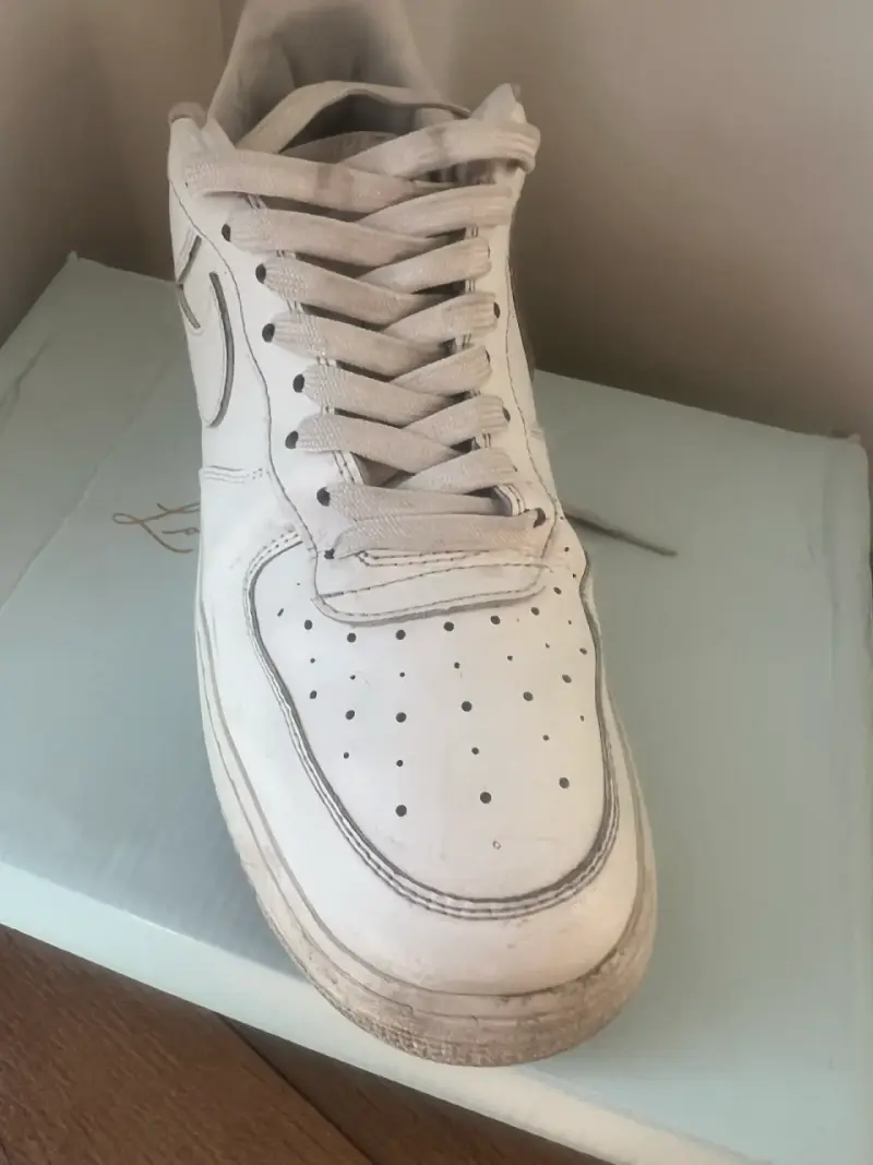 Zapatillas blancas Nike usadas - 3