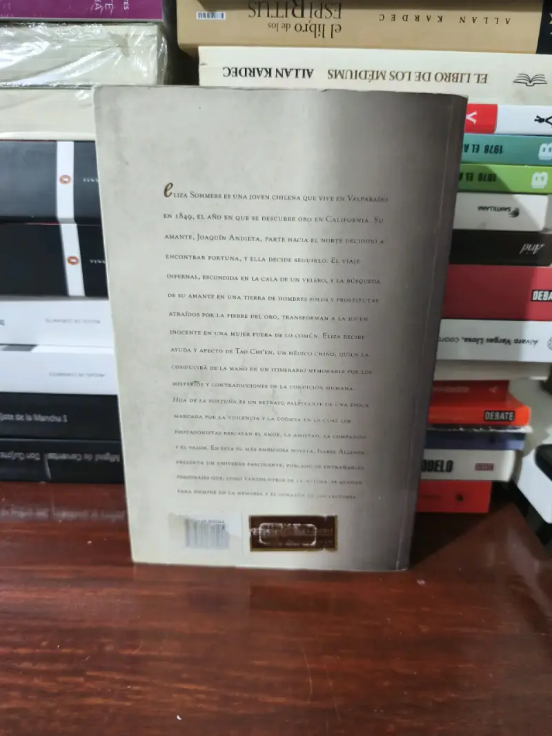 Libro 'Hija de la Fortuna' Isabel Allende - 4