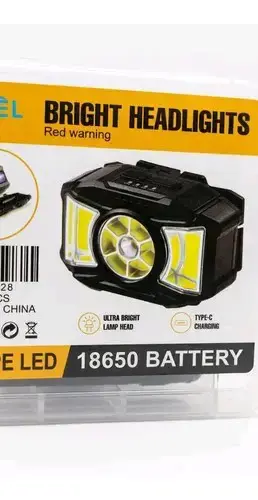 Linterna frontal LED recargable - 1