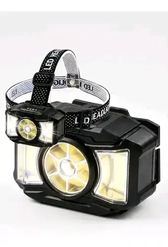 Linterna frontal LED recargable - miniatura 2