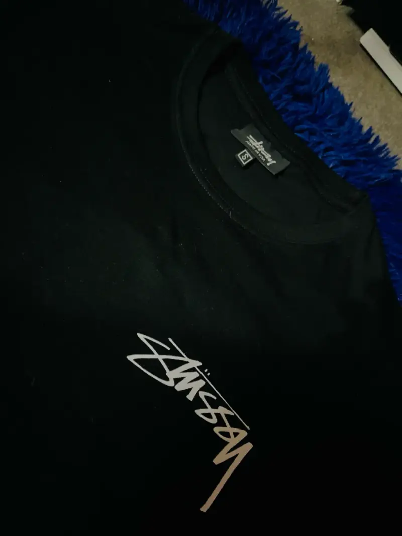 Polera negra con araña - STUSSY - 3