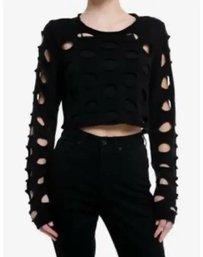 Sweater Hottopic negro - miniatura 1