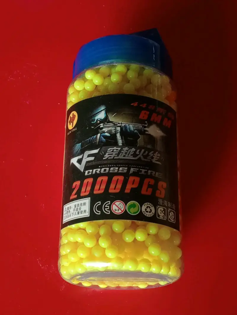Municiones airsoft 6mm 2000 piezas - 1