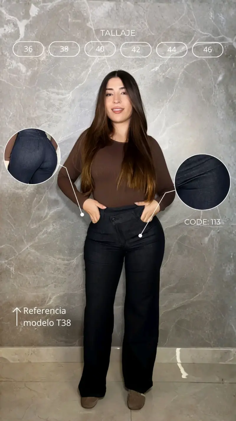 Jeans negros de mujer - 2