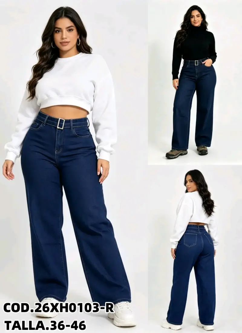Jeans negros de mujer - 3