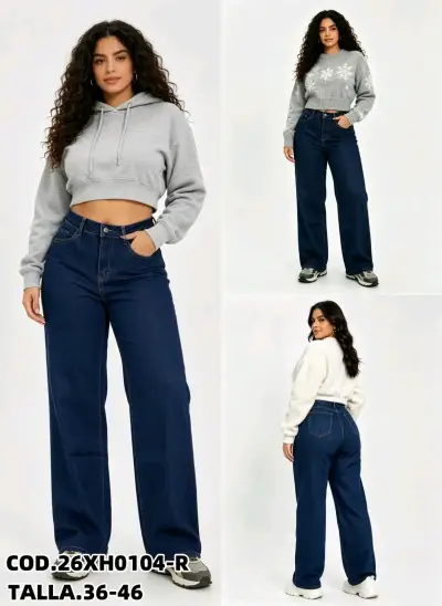 Jeans negros de mujer - miniatura 4