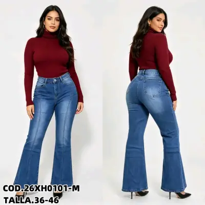 Jeans negros de mujer - miniatura 6