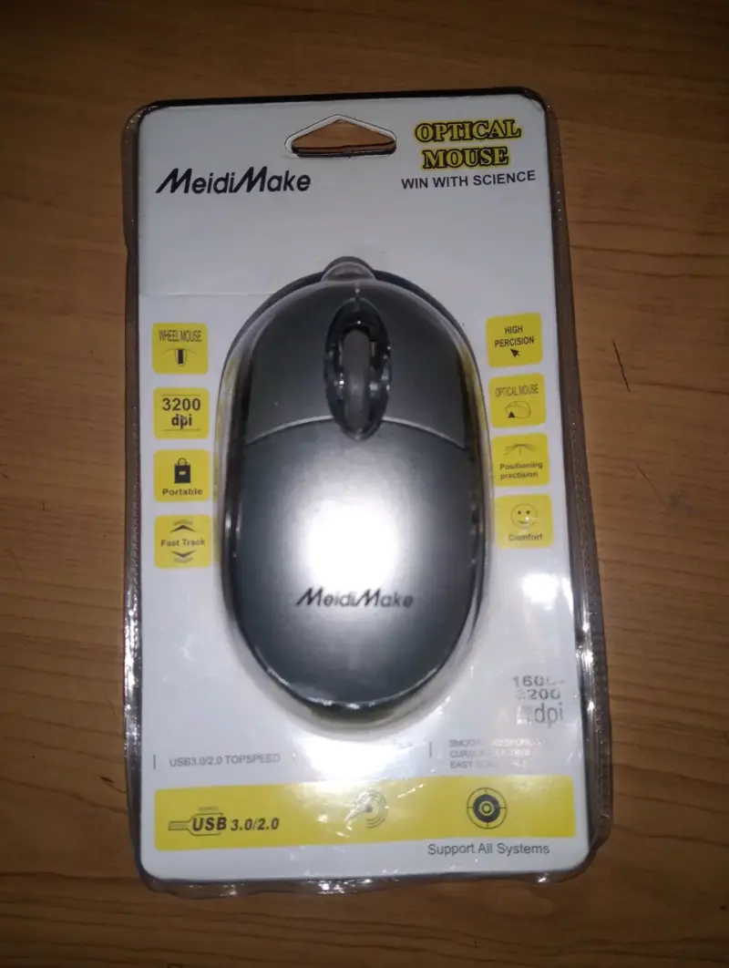 Mouse óptico MeidiMake - 1