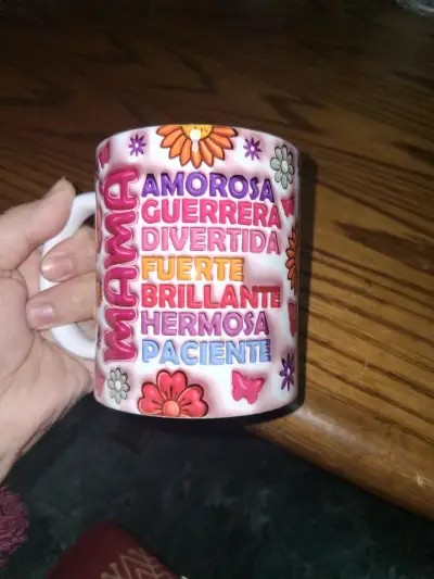 Taza personalizada diseño floral - miniatura 6