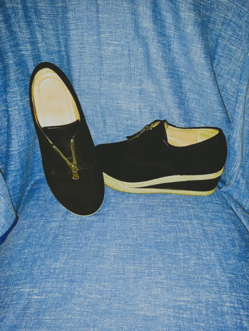 Botines color camel con taco - 3