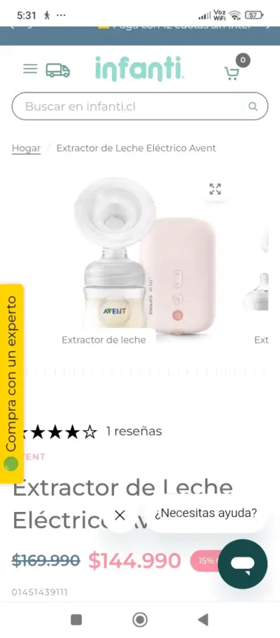 Extractor de leche Philips Avent - miniatura 2