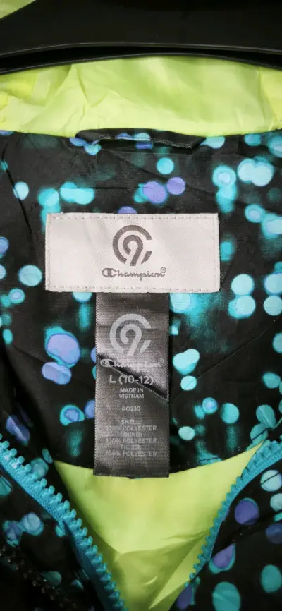 Chaqueta impermeable con capucha champion - miniatura 2