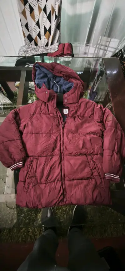 Parka granate con capucha GAP - miniatura 1