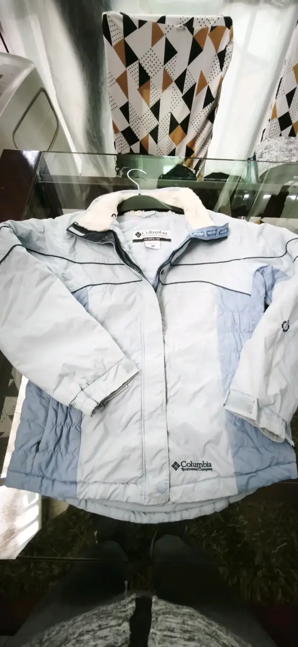 Chaqueta Columbia celeste - 1