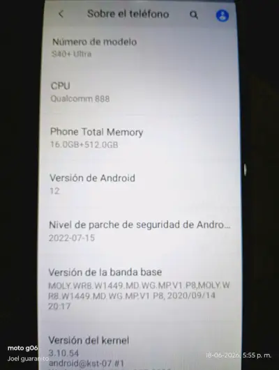 Smartphone Android gris - miniatura 3