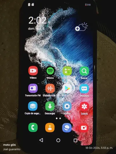 Smartphone Android gris - miniatura 4