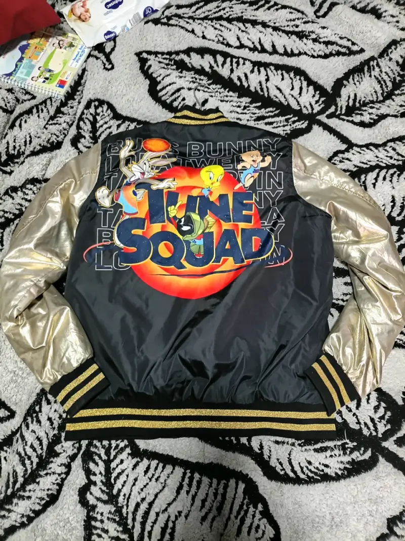 Chaqueta estilo Toon Squad dorada - 2
