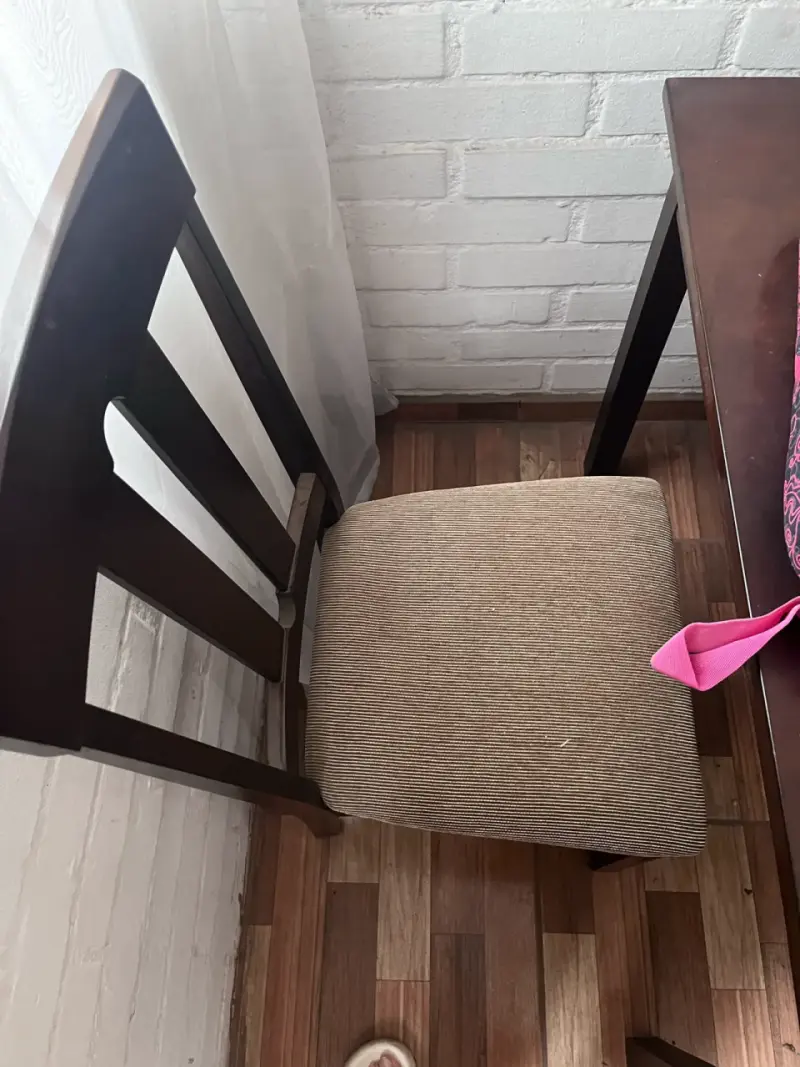 Juego de comedor madera 4 sillas - 3