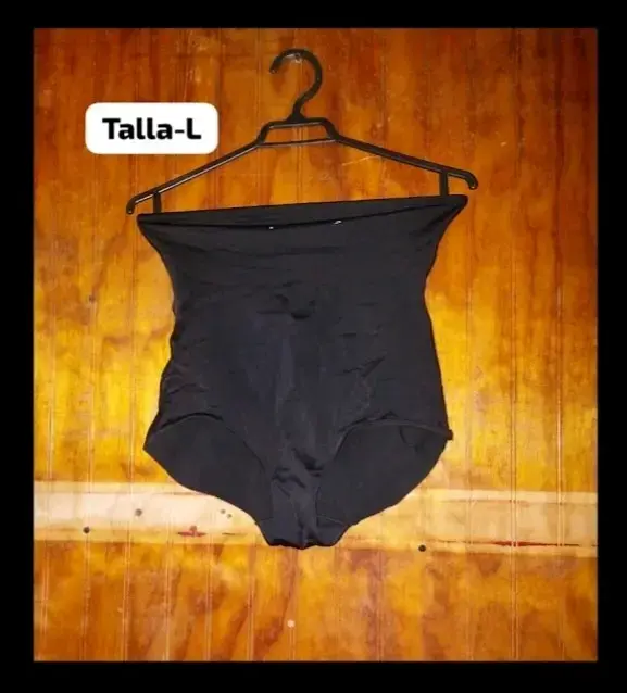 Calzón faja talla L negro