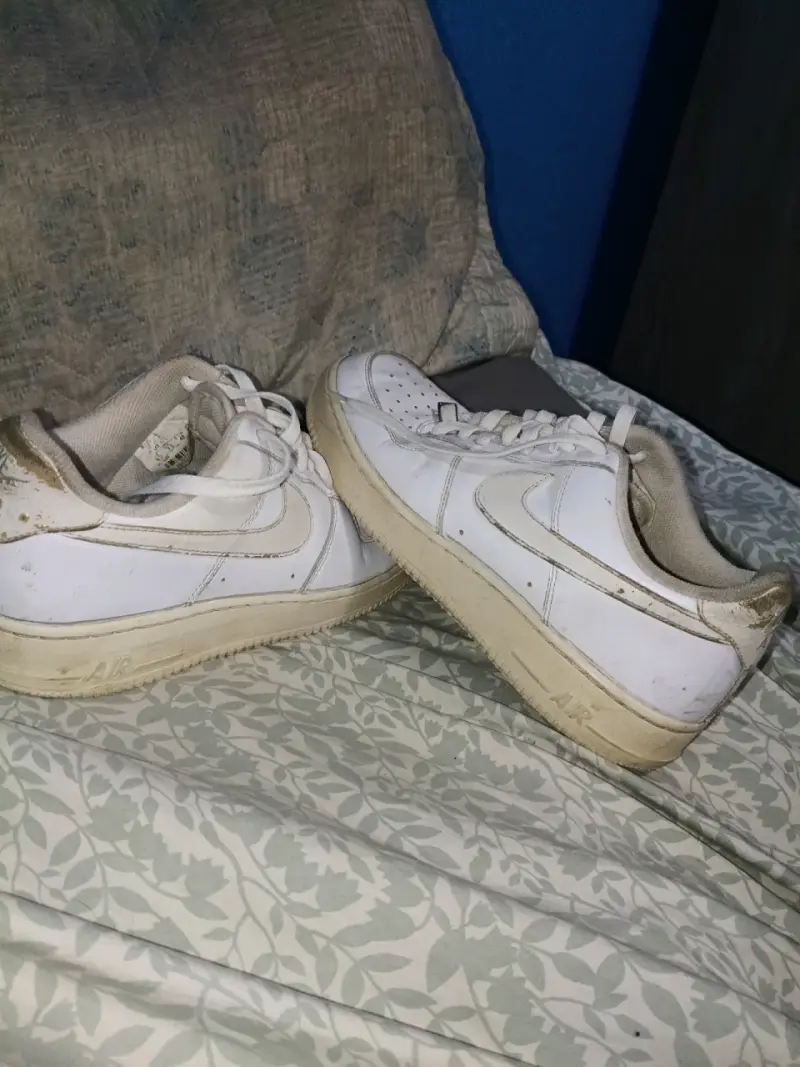 Zapatilla blanca Nike usada - 4