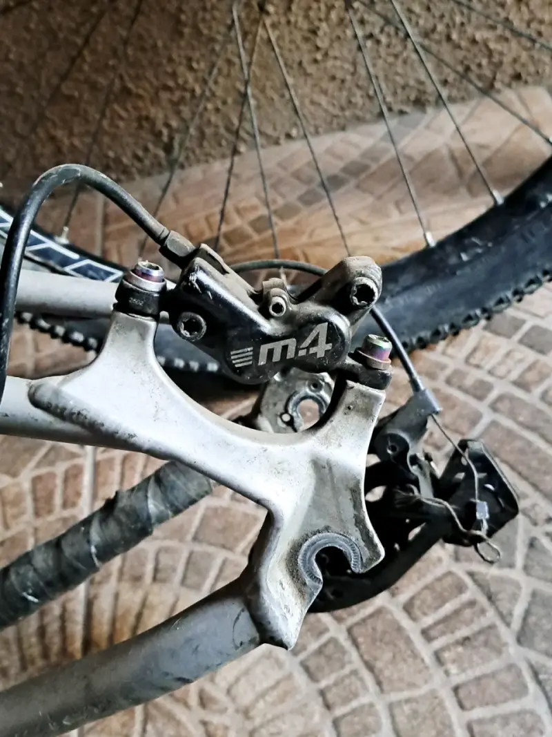 Bicicleta montaña blanca - 6