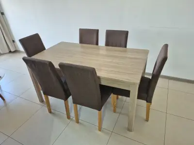 Comedor madera con 6 sillas - miniatura 4